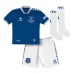 Everton Ashley Young #18 Hemmakläder Barn 2023-24 Kortärmad (+ Korta byxor)